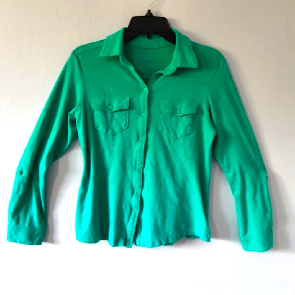 Columbia Women's XS Button Shirt With Roll Up Sleeve